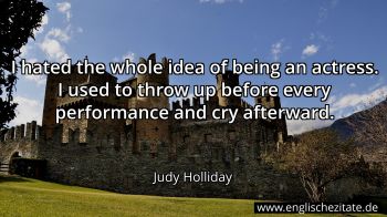 Englisches Zitat von Judy Holliday als Bild