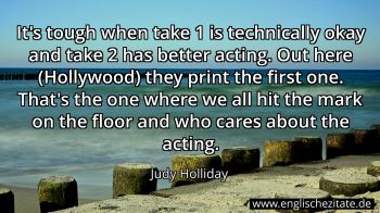 Englisches Zitat von Judy Holliday als Bild