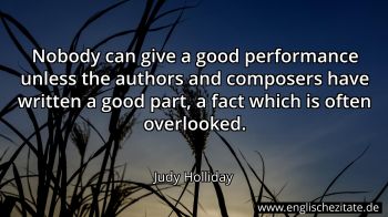 Englisches Zitat von Judy Holliday als Bild