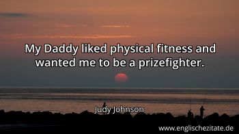 Englisches Zitat von Judy Johnson als Bild