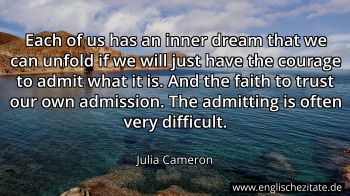 Englisches Zitat von Julia Cameron als Bild