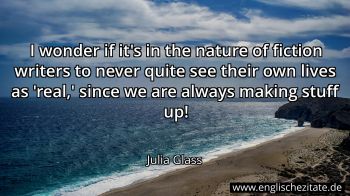 Englisches Zitat von Julia Glass als Bild