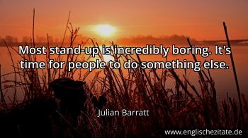 Englisches Zitat von Julian Barratt als Bild
