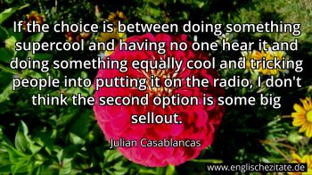 Englisches Zitat von Julian Casablancas als Bild