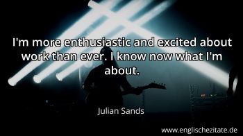 Englisches Zitat von Julian Sands als Bild