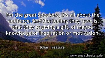 Englisches Zitat von Julian Treasure als Bild