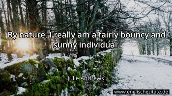 Englisches Zitat von Julie Andrews als Bild