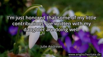 Englisches Zitat von Julie Andrews als Bild