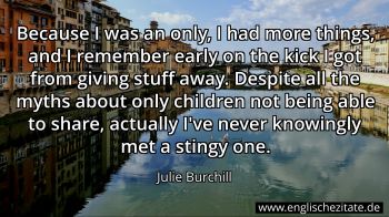 Englisches Zitat von Julie Burchill als Bild