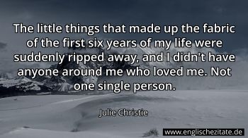 Englisches Zitat von Julie Christie als Bild