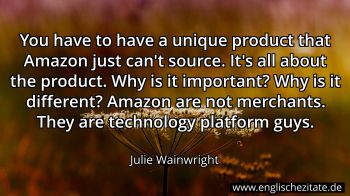 Englisches Zitat von Julie Wainwright als Bild