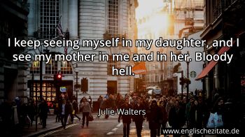 Englisches Zitat von Julie Walters als Bild