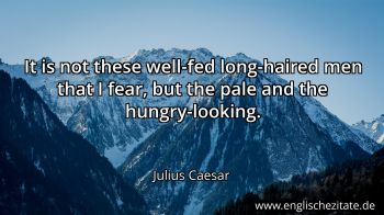 Englisches Zitat von Julius Caesar als Bild