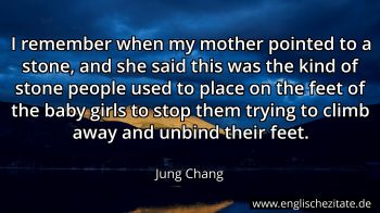 Englisches Zitat von Jung Chang als Bild