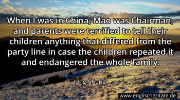 Englisches Zitat von Jung Chang als Bild