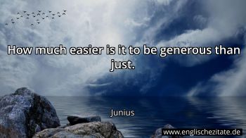 Englisches Zitat von Junius als Bild