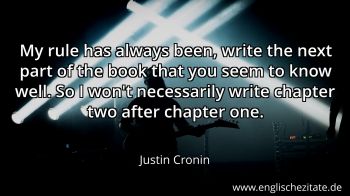 Englisches Zitat von Justin Cronin als Bild
