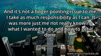 Englisches Zitat von Justin Guarini als Bild