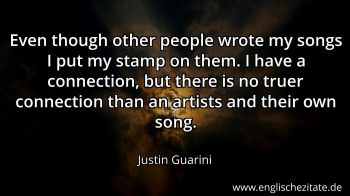 Englisches Zitat von Justin Guarini als Bild