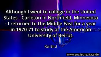 Englisches Zitat von Kai Bird als Bild