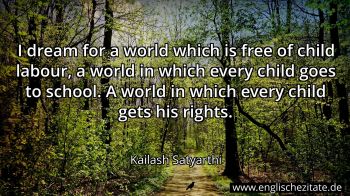 Englisches Zitat von Kailash Satyarthi als Bild