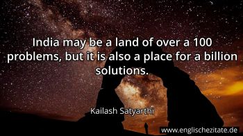 Englisches Zitat von Kailash Satyarthi als Bild