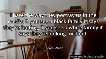Englisches Zitat von Kanye West als Bild