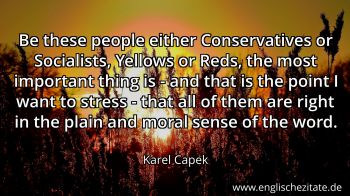 Englisches Zitat von Karel Capek als Bild