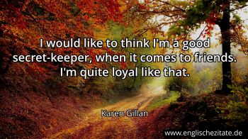 Englisches Zitat von Karen Gillan als Bild