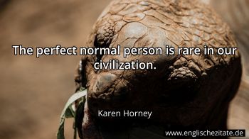 Englisches Zitat von Karen Horney als Bild