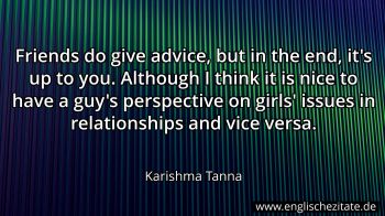 Englisches Zitat von Karishma Tanna als Bild