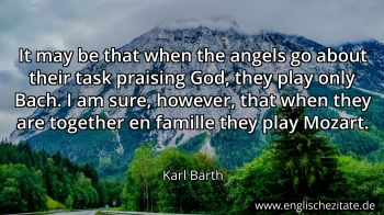 Englisches Zitat von Karl Barth als Bild