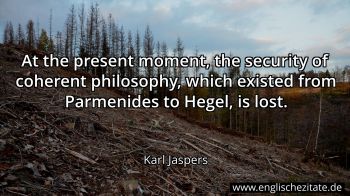 Englisches Zitat von Karl Jaspers als Bild