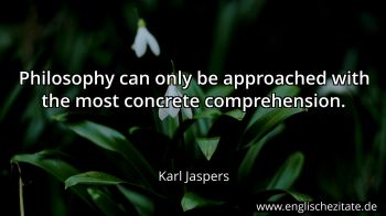 Englisches Zitat von Karl Jaspers als Bild