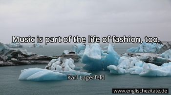 Englisches Zitat von Karl Lagerfeld als Bild