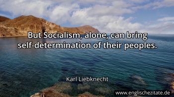 Englisches Zitat von Karl Liebknecht als Bild