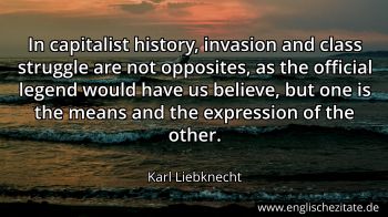 Englisches Zitat von Karl Liebknecht als Bild