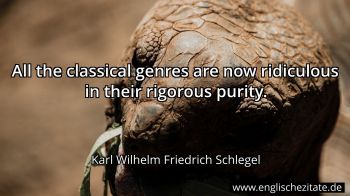 Englisches Zitat von Karl Wilhelm Friedrich Schlegel als Bild