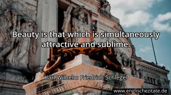 Englisches Zitat von Karl Wilhelm Friedrich Schlegel als Bild