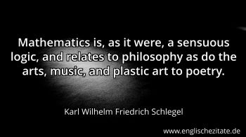 Englisches Zitat von Karl Wilhelm Friedrich Schlegel als Bild
