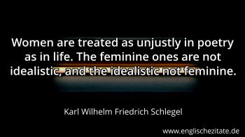 Englisches Zitat von Karl Wilhelm Friedrich Schlegel als Bild