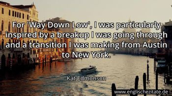 Englisches Zitat von Kat Edmonson als Bild