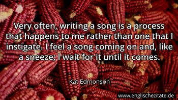 Englisches Zitat von Kat Edmonson als Bild