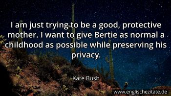 Englisches Zitat von Kate Bush als Bild