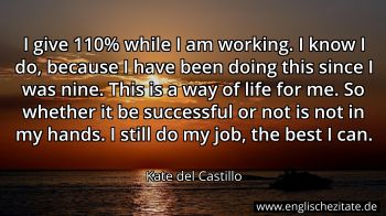 Englisches Zitat von Kate del Castillo als Bild