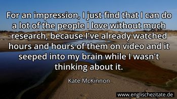 Englisches Zitat von Kate McKinnon als Bild