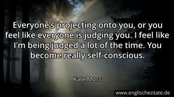 Englisches Zitat von Kate Moss als Bild