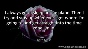Englisches Zitat von Kate Moss als Bild