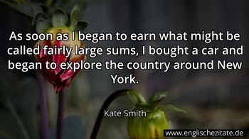 Englisches Zitat von Kate Smith als Bild