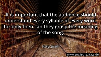 Englisches Zitat von Kate Smith als Bild